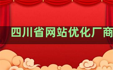 四川省网站优化厂商排名