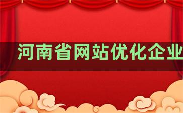 河南省网站优化企业排名